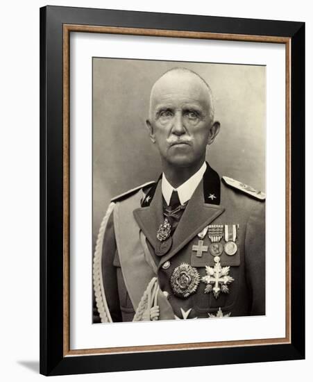 Ak S.M. Vittorio Emanuele III, Re D'Italia Imperatore D'Etiopia-null-Framed Photographic Print