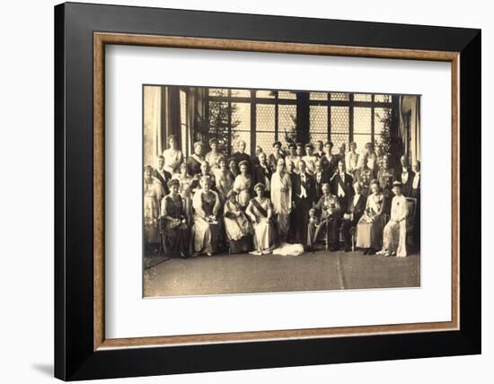 Ak Sophie Und Ernst Heinrich Von Sachsen, König Friedrich August III, Marie Anna-null-Framed Photographic Print