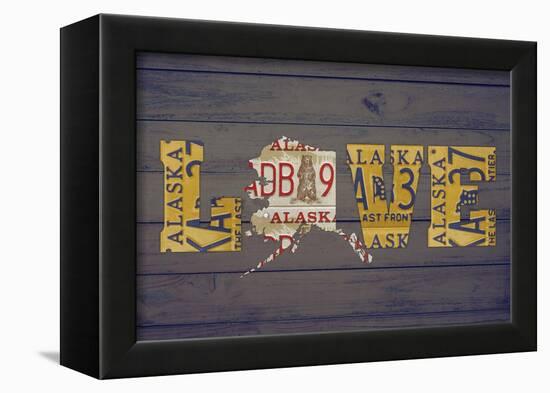 AK State Love-Design Turnpike-Framed Giclee Print