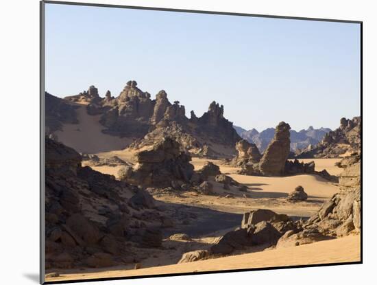 Akakus, Sahara Desert, Fezzan, Libya, North Africa, Africa-Pitamitz Sergio-Mounted Photographic Print