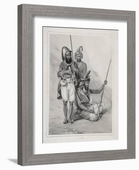 Akalees, (Indian Warrior), 1844-Lowes Dickinson-Framed Giclee Print