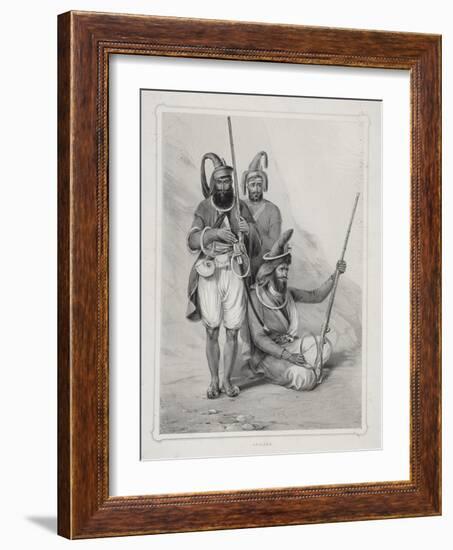 Akalees, (Indian Warrior), 1844-Lowes Dickinson-Framed Giclee Print