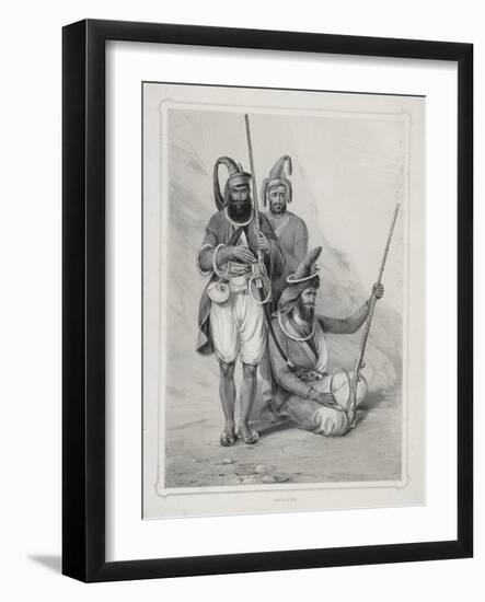 Akalees, (Indian Warrior), 1844-Lowes Dickinson-Framed Giclee Print