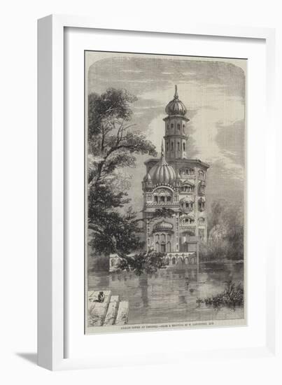 Akalis Tower at Umritzir-William Carpenter-Framed Giclee Print