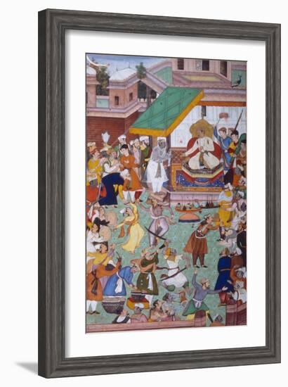 Akbarnama of Abu'L Fazl, India-null-Framed Giclee Print