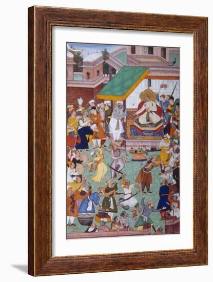 Akbarnama of Abu'L Fazl, India-null-Framed Giclee Print