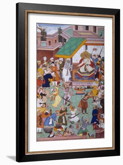 Akbarnama of Abu'L Fazl, India-null-Framed Giclee Print