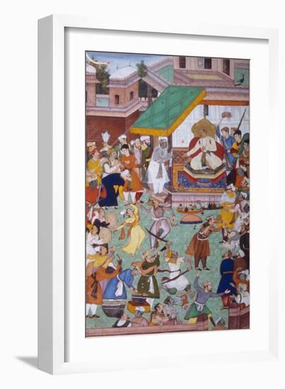 Akbarnama of Abu'L Fazl, India-null-Framed Giclee Print