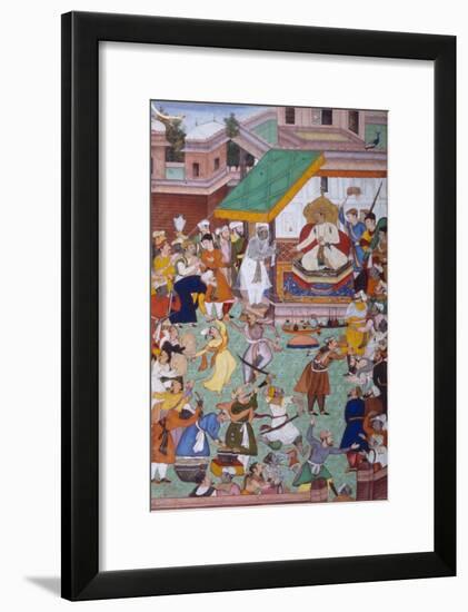 Akbarnama of Abu'L Fazl, India-null-Framed Giclee Print