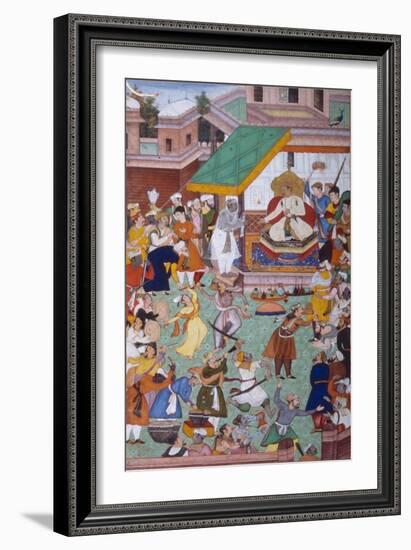 Akbarnama of Abu'L Fazl, India-null-Framed Giclee Print