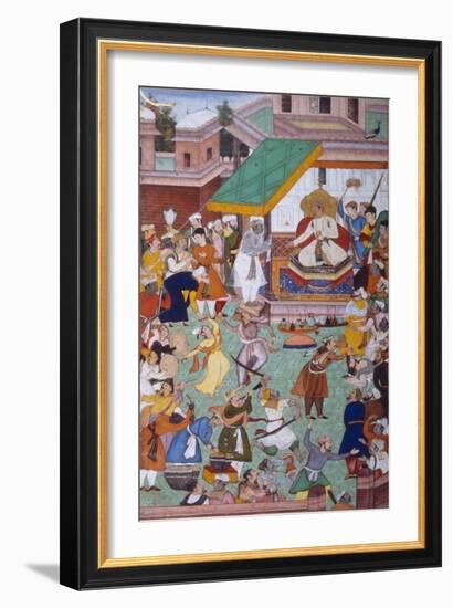 Akbarnama of Abu'L Fazl, India-null-Framed Giclee Print