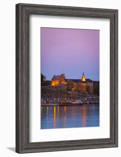 Akershus Fortress and Harbour, Oslo, Norway, Scandinavia, Europe-Doug Pearson-Framed Photographic Print