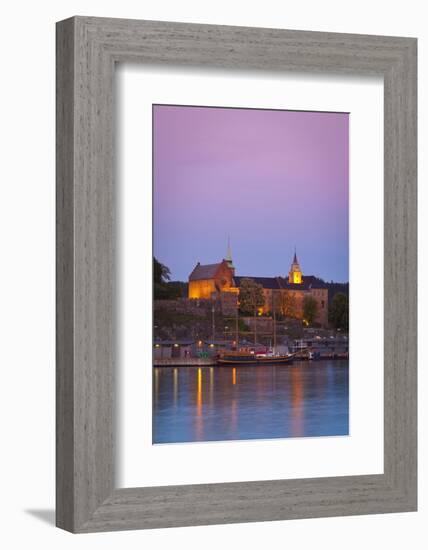 Akershus Fortress and Harbour, Oslo, Norway, Scandinavia, Europe-Doug Pearson-Framed Photographic Print
