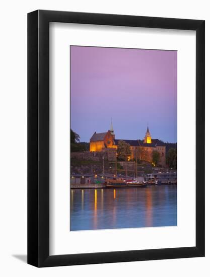 Akershus Fortress and Harbour, Oslo, Norway, Scandinavia, Europe-Doug Pearson-Framed Photographic Print