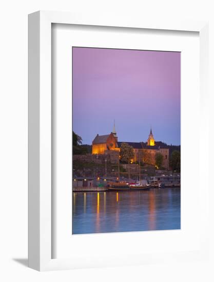 Akershus Fortress and Harbour, Oslo, Norway, Scandinavia, Europe-Doug Pearson-Framed Photographic Print