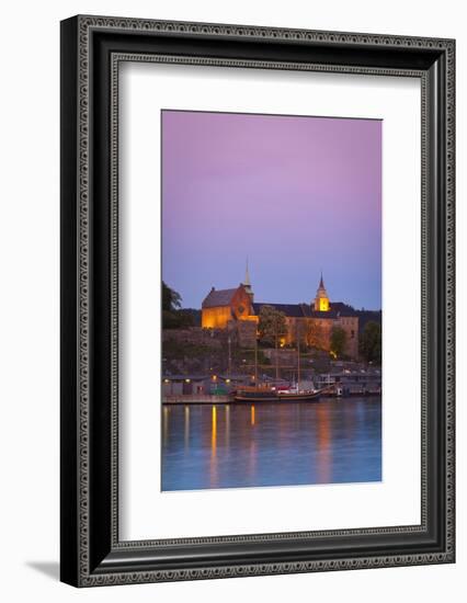 Akershus Fortress and Harbour, Oslo, Norway, Scandinavia, Europe-Doug Pearson-Framed Photographic Print