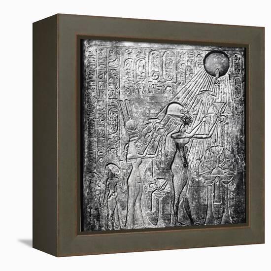 Akhenaten (Amenhotep I) Heretic Egyptian Pharaoh-null-Framed Premier Image Canvas