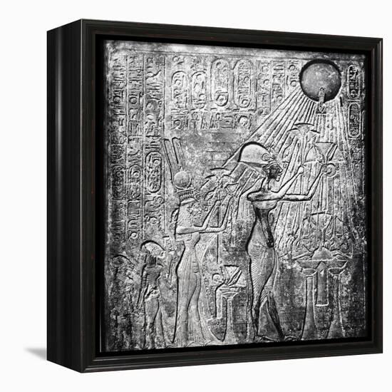 Akhenaten (Amenhotep I) Heretic Egyptian Pharaoh-null-Framed Premier Image Canvas