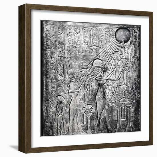 Akhenaten (Amenhotep I) Heretic Egyptian Pharaoh-null-Framed Giclee Print