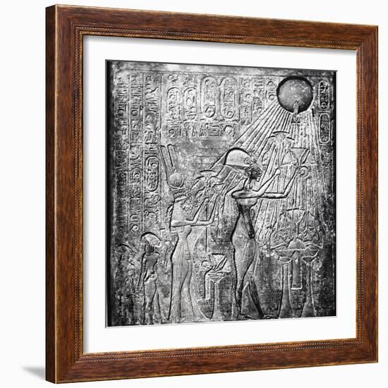 Akhenaten (Amenhotep I) Heretic Egyptian Pharaoh-null-Framed Giclee Print