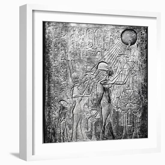 Akhenaten (Amenhotep I) Heretic Egyptian Pharaoh-null-Framed Giclee Print