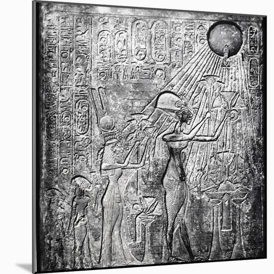 Akhenaten (Amenhotep I) Heretic Egyptian Pharaoh-null-Mounted Giclee Print