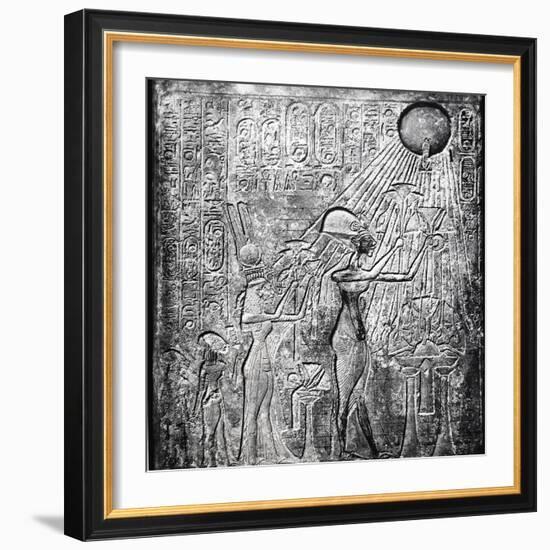 Akhenaten (Amenhotep I) Heretic Egyptian Pharaoh-null-Framed Giclee Print