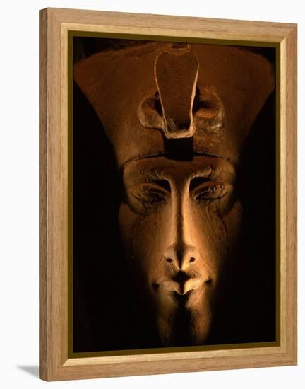 Akhenaten Statue, Pharaohs of the Sun, Luxor Museum, Amarna, Egypt-Kenneth Garrett-Framed Premier Image Canvas