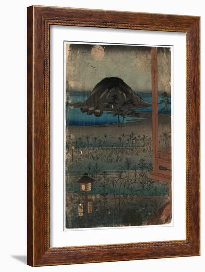 Aki No Tsuki-Utagawa Hiroshige-Framed Giclee Print