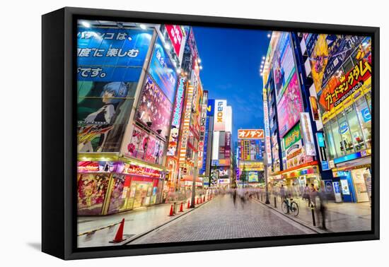 Akihabara, Tokyo, Japan-Sean Pavone-Framed Premier Image Canvas