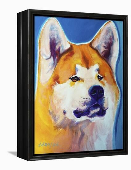 Akita - Apricot-Dawgart-Framed Premier Image Canvas