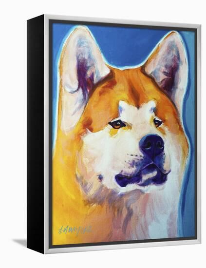 Akita - Apricot-Dawgart-Framed Premier Image Canvas