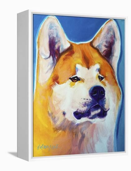 Akita - Apricot-Dawgart-Framed Premier Image Canvas