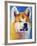 Akita - Apricot-Dawgart-Framed Giclee Print