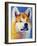 Akita - Apricot-Dawgart-Framed Giclee Print