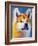 Akita - Apricot-Dawgart-Framed Giclee Print