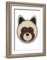 Akita-null-Framed Art Print