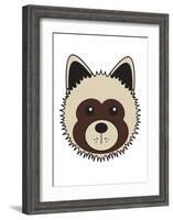 Akita-null-Framed Art Print