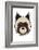 Akita-null-Framed Art Print