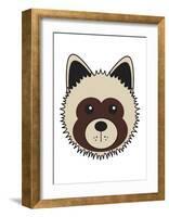 Akita-null-Framed Art Print