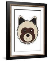 Akita-null-Framed Art Print