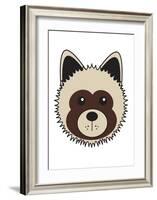 Akita-null-Framed Art Print