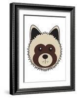 Akita-null-Framed Art Print