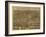 Akron, Ohio - Panoramic Map - Akron, OH-Lantern Press-Framed Art Print