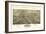 Akron, Ohio - Panoramic Map No. 1 - Akron, OH-Lantern Press-Framed Art Print