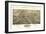 Akron, Ohio - Panoramic Map No. 1 - Akron, OH-Lantern Press-Framed Art Print