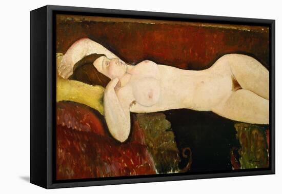 Akt Einer Schlafenden Frau (Le Grand Nu) 1917-Amedeo Modigliani-Framed Premier Image Canvas