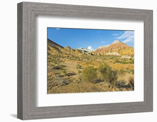 Aktau Mountains, Altyn-Emel National Park, Almaty region, Kazakhstan, Central Asia, Asia-G&M Therin-Weise-Framed Photographic Print