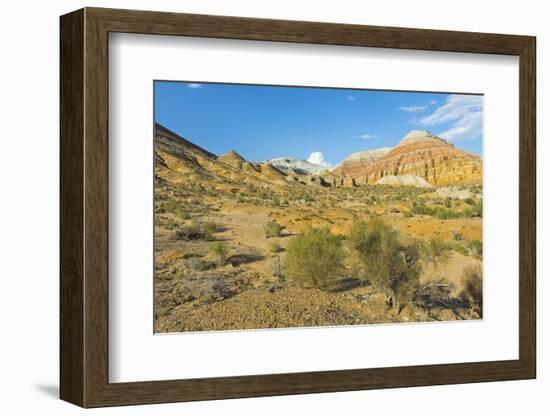 Aktau Mountains, Altyn-Emel National Park, Almaty region, Kazakhstan, Central Asia, Asia-G&M Therin-Weise-Framed Photographic Print