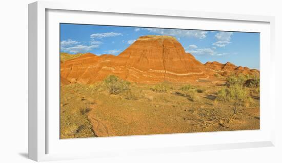 Aktau Mountains, Altyn-Emel National Park, Almaty region, Kazakhstan, Central Asia, Asia-G&M Therin-Weise-Framed Photographic Print